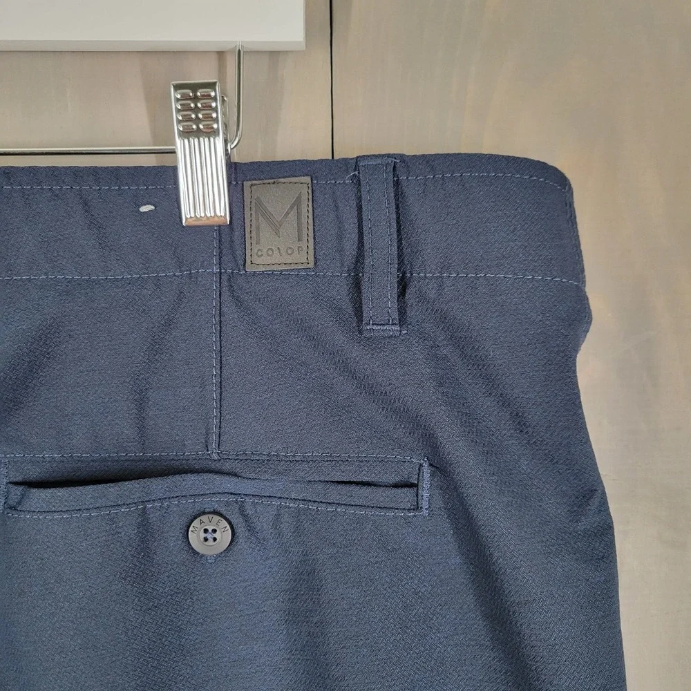 Maven Co-Op Cargo Shorts Mens‎ 42 Navy Blue Performance Golf Athletic MV00091M